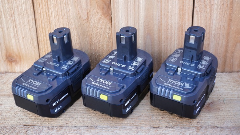 Ryobi ONE+ battery packs