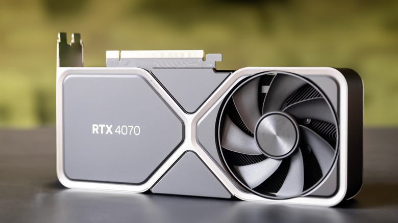 Nvidia's Founders Edition RTX 4070 graphics card