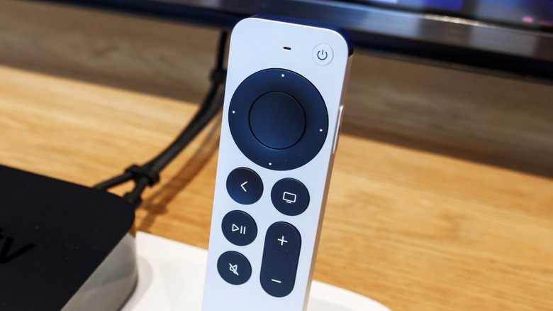 Apple TV remote display