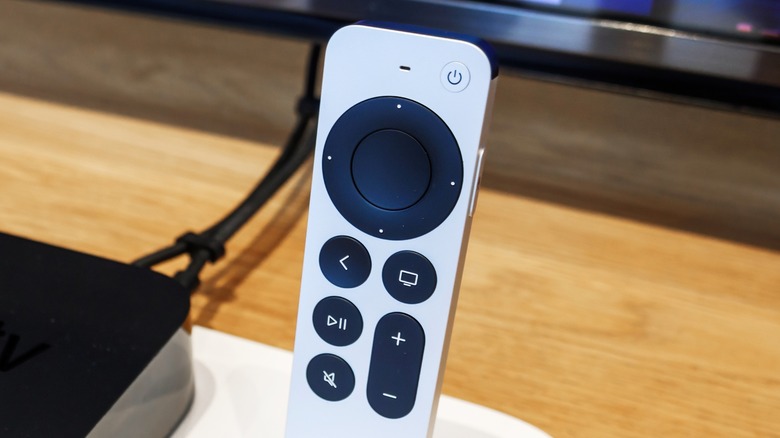 Apple TV remote display