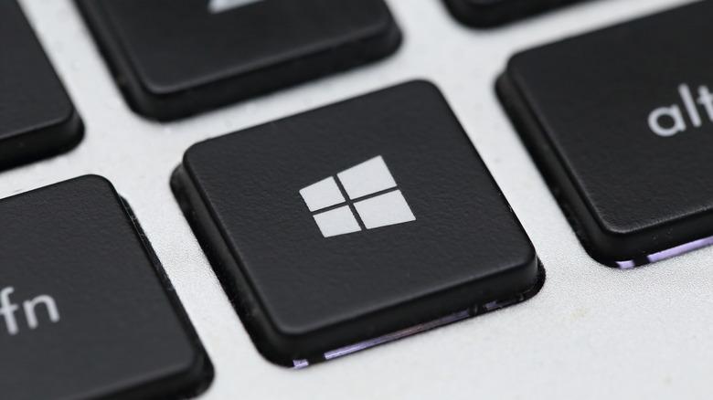 photo of windows key