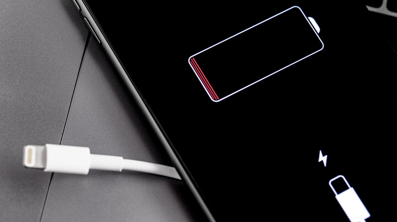 Dead iPhone and charger