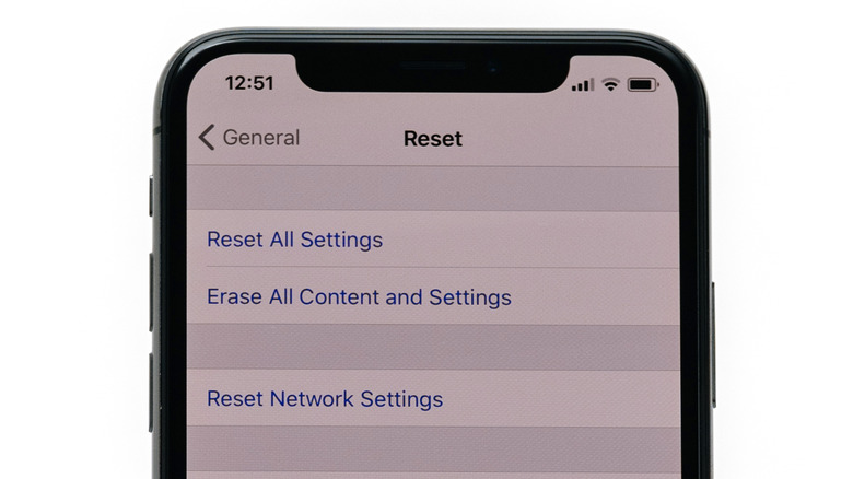 tech news iPhone reset  menu
