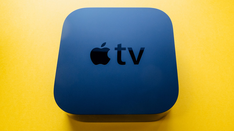 Apple TV box display