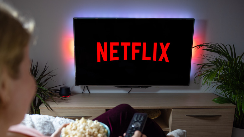 Netflix on a TV