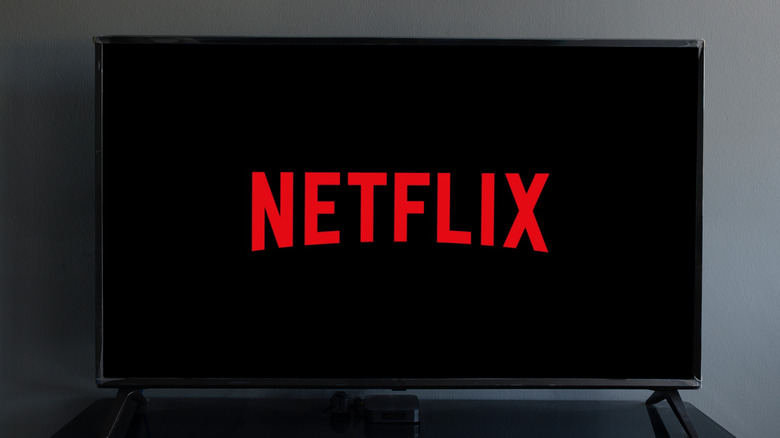 netflix logo on TV