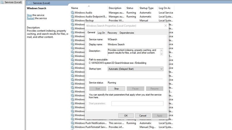 Windows Search service