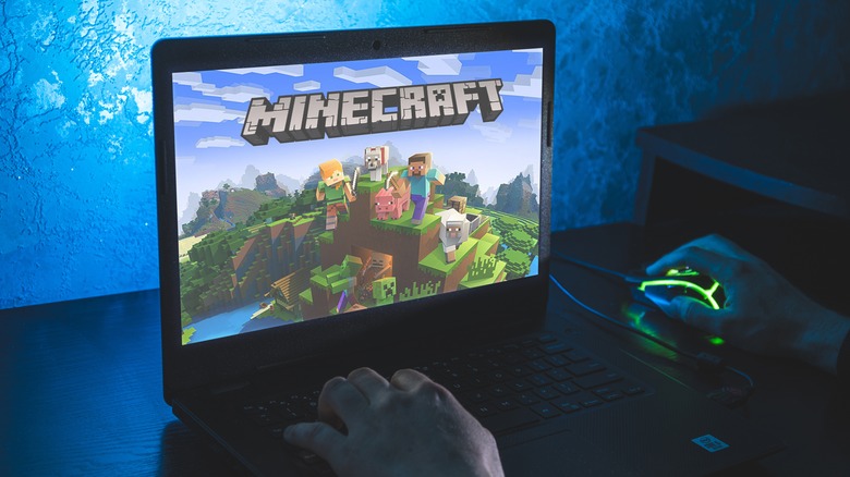 Gaming laptop minecraft