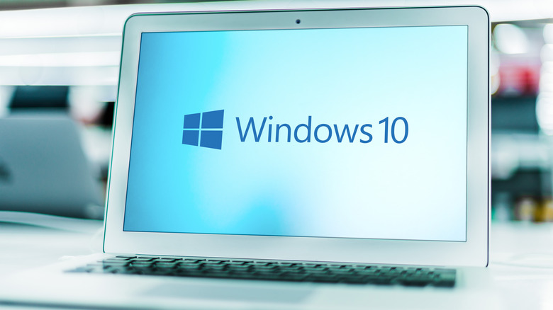 Windows 10 laptop