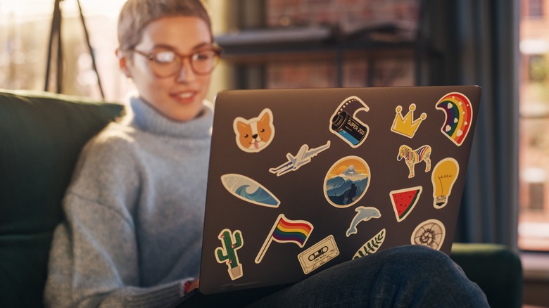 laptop stickers on back