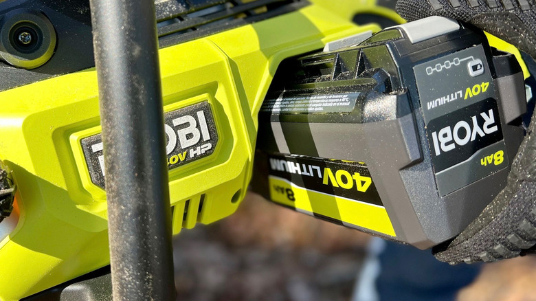ryobi chainsaw with 40v battery