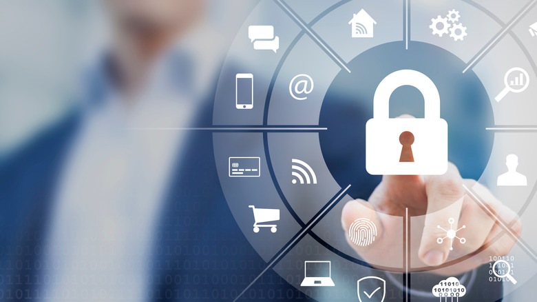 online security concept graphic