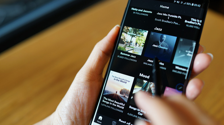 spotify app home