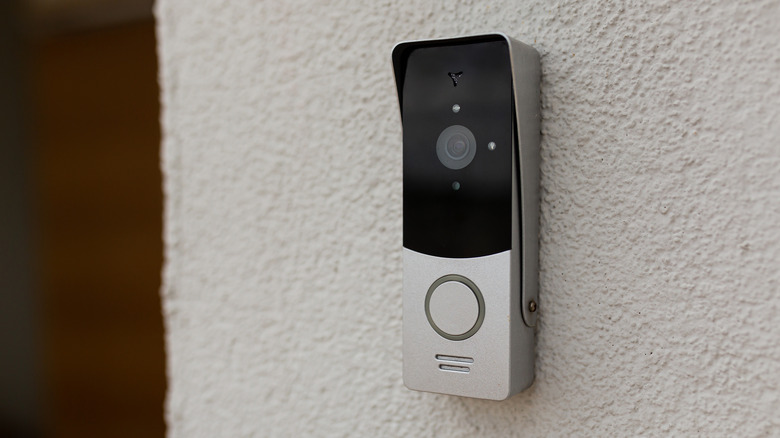 ring doorbell on wall