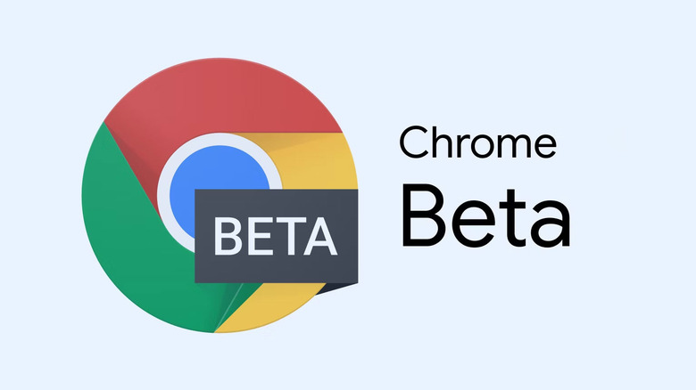 Chrome Beta logo