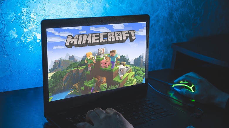 Minecraft splash screen