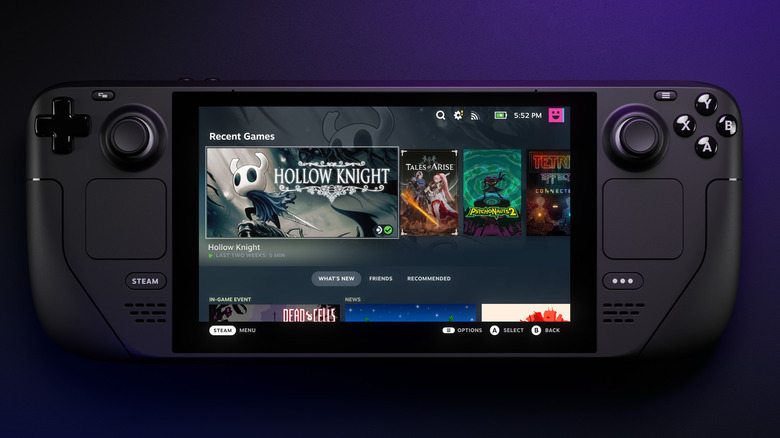 Steam Deck running SteamOS