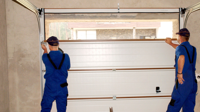 Contractors Installing, Repair, Insulating Garage Door