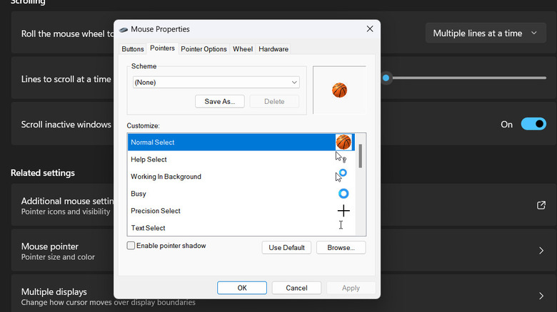 Cursors Windows 11 Pointer Concept on Windows / interface personalization