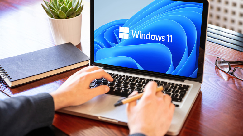 Windows 11 on laptop