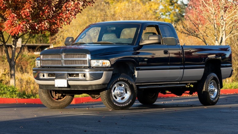 A well-cared-for Dodge Ram 2500 Cummins pickup truck