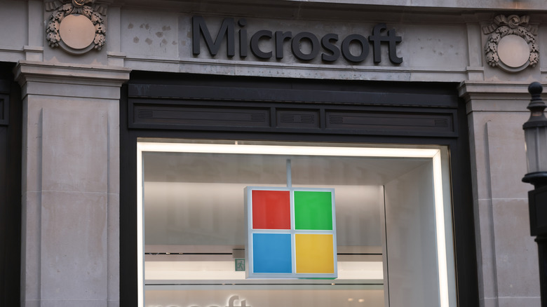 Microsoft Store facade
