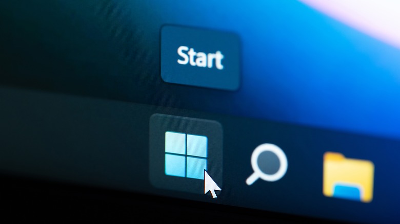 Windows 11 start button