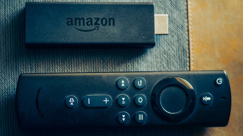 Amazon Fire TV Stick and its remote