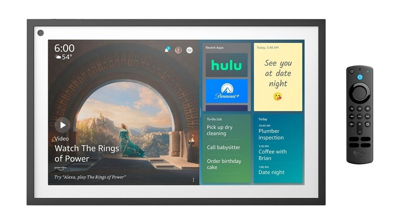 Amazon Echo Show 15 and remote