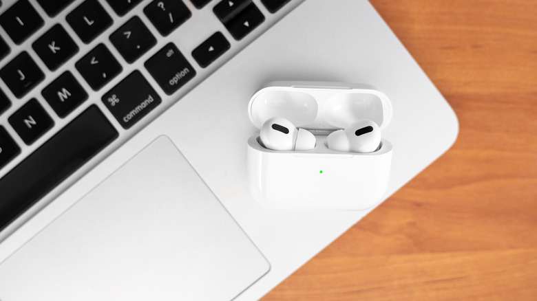 AirPods Pro on a Macbook