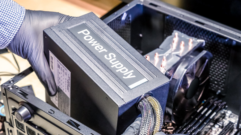power supply unit installation