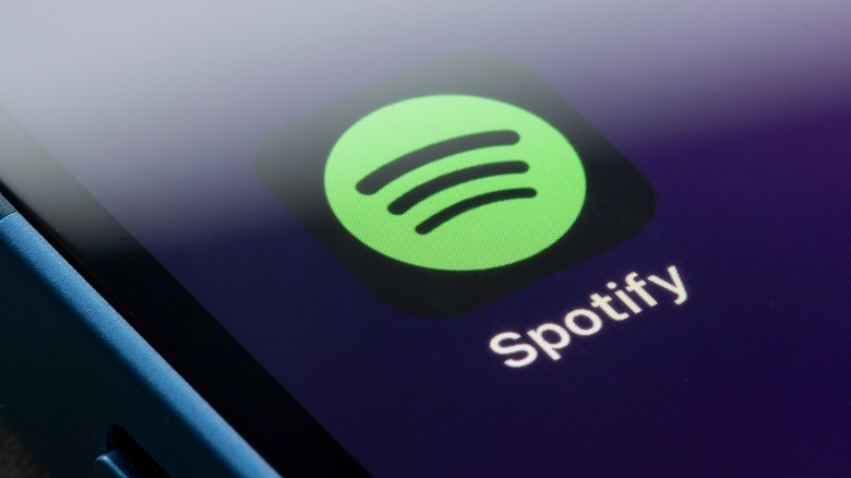 spotify icon on an iphone