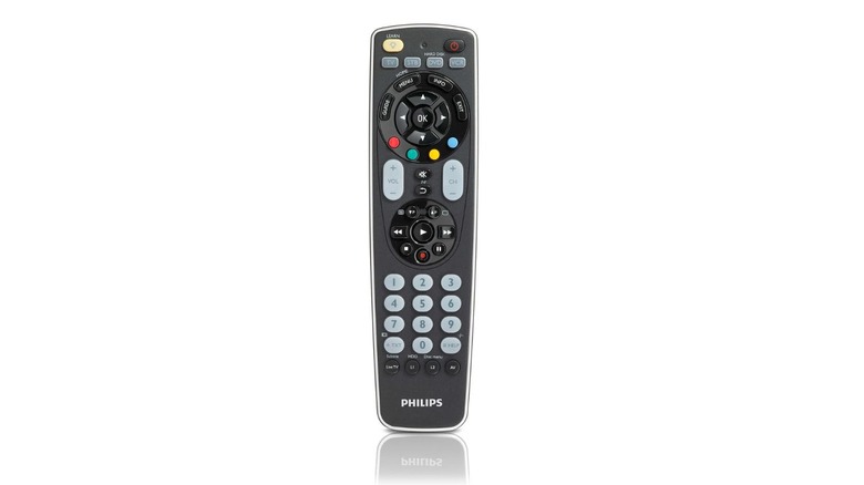 Philips SRP5004 Mode universal remote standing upright