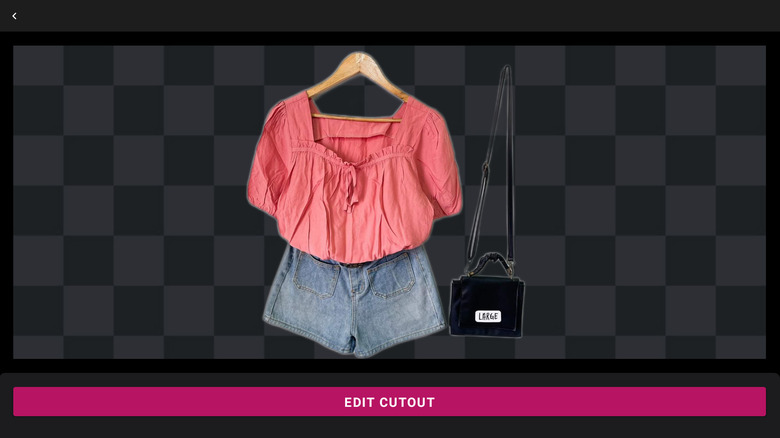 Pixlr removing background of sample image