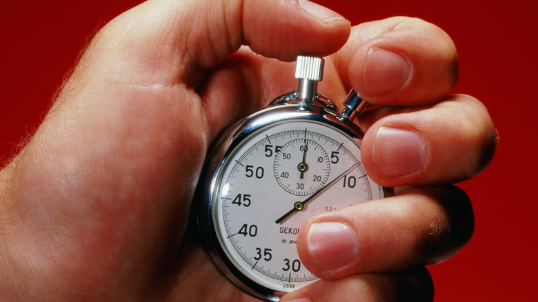stopwatch hand