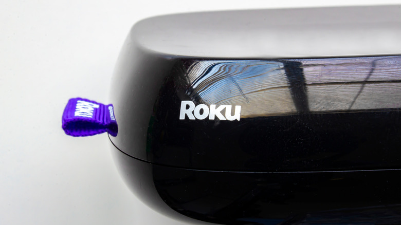 Roku streaming device closeup