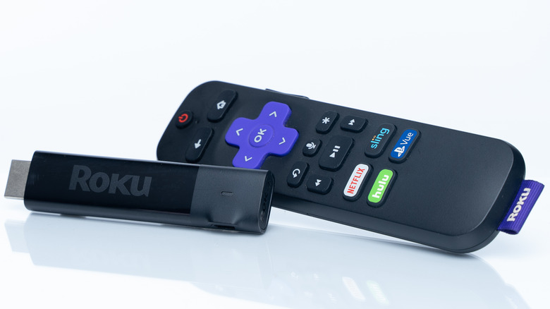 Roku remote with stick