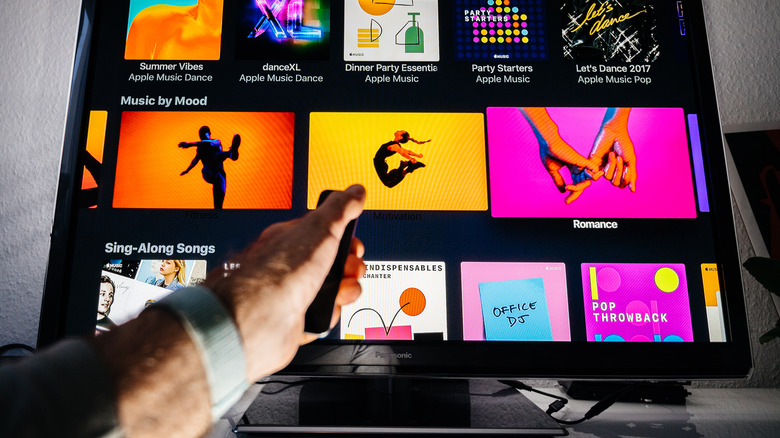 Apple TV music app