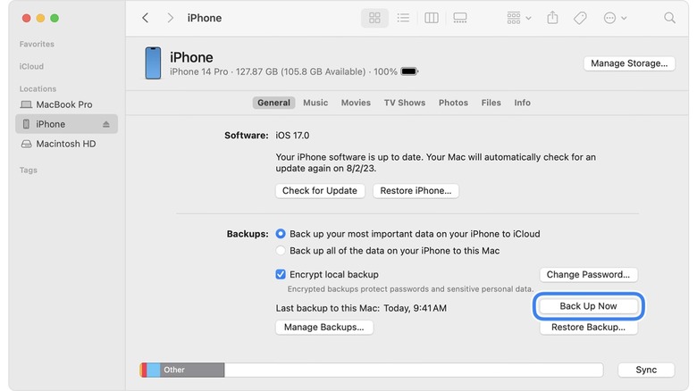 iphone mac backup screenshot