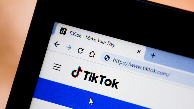 tiktok website