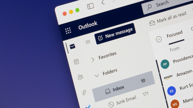 Microsoft Outlook in browser