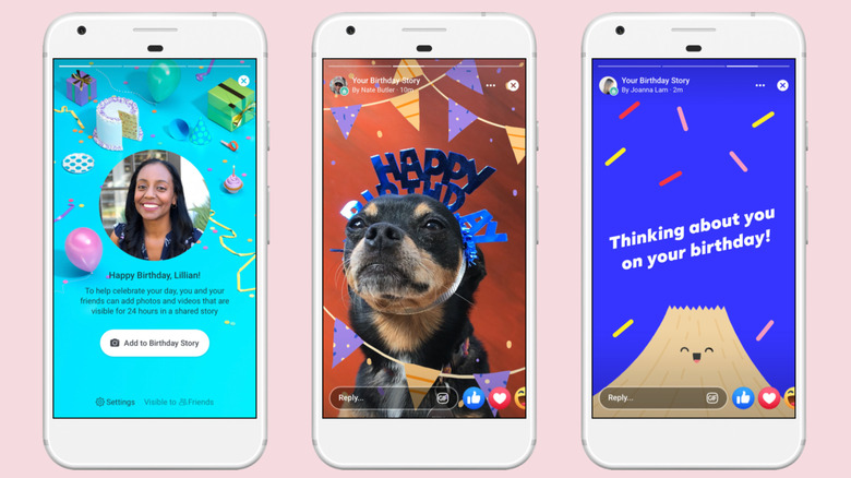 facebook birthday story