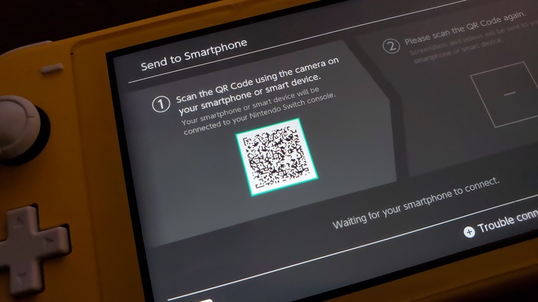 nintendo switch qr code sharing