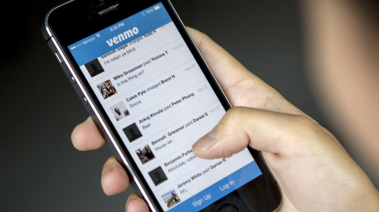 tech news Person using Venmo app 