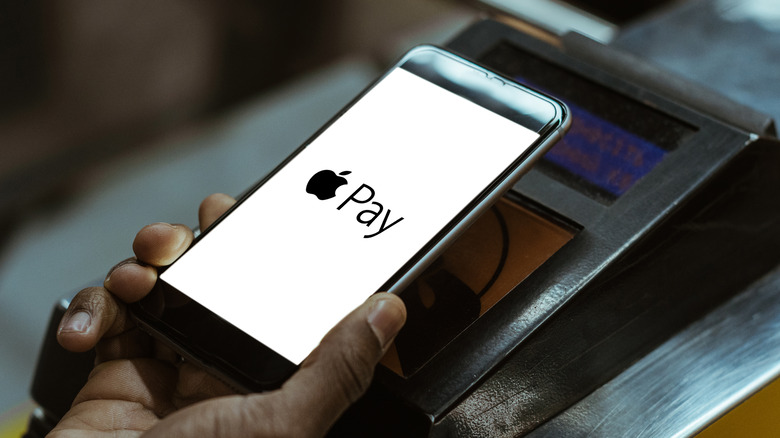 Apple Pay on a smartphone
