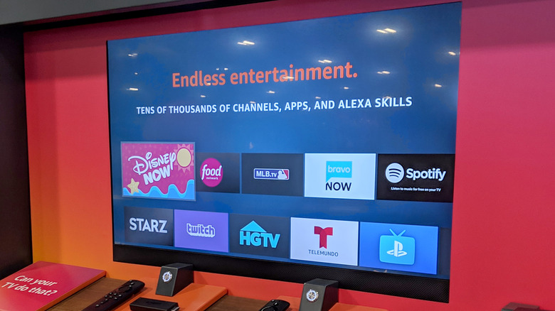 Fire TV display