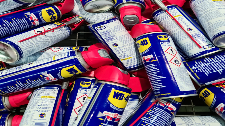 WD-40 cans together