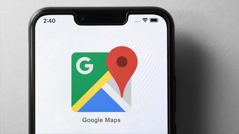 Google Maps app icon iphone