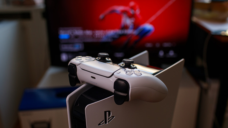 playstation controller and tv
