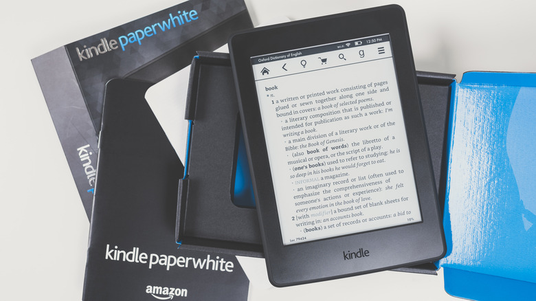 Kindle Paperwhite in box